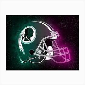 Washington Redskins Helmet Style Canvas Print