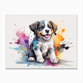 Bernese Mountain Dog 4 Canvas Print