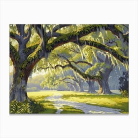 Savannah Oaks Canvas Print