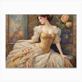 Victorian Lady 4 Canvas Print