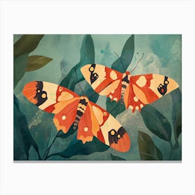 Two Butterflies Canvas Print