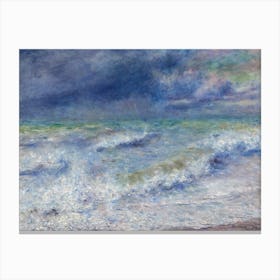 Seascape by Pierre Auguste Renoir (1879) Canvas Print