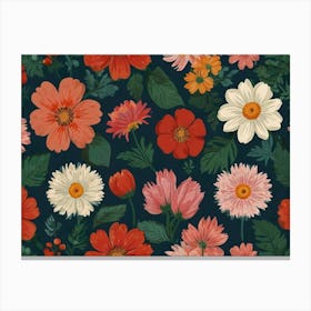 Floral Pattern 6 Canvas Print