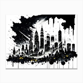 New York City Skyline 6 Canvas Print