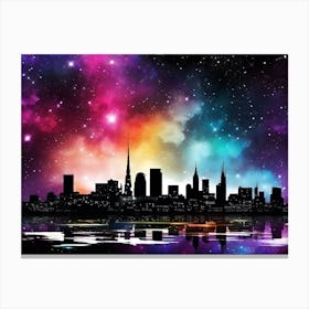 City Skyline 10 Canvas Print