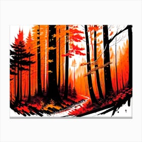 Autumn Forest 82 Canvas Print