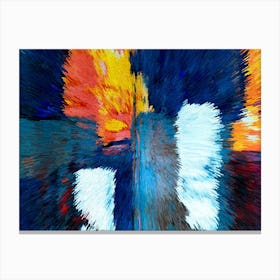 Acrylic Extruded Painting 81 Canvas Print