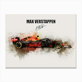 Max Verstappen Red Bull Canvas Print