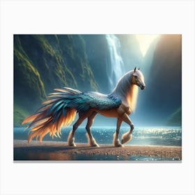 Feathered Steed Fatasy Canvas Print