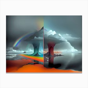 Rainbows In The Sky 2 Canvas Print