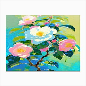 Camellia Painting 2 Canvas Print