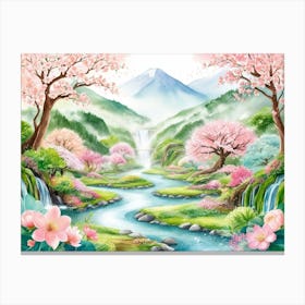 Sakura Blossoms 5 Canvas Print
