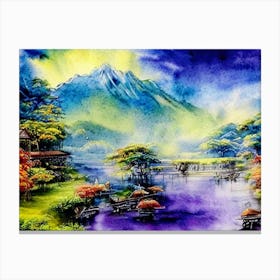 Mystic Mountain Haven Canvas Print