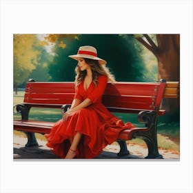 Red Dress Canvas Print
