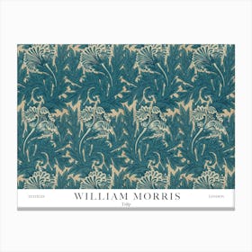 William Morris Prints Tulip Landscape Botanical Vintage Canvas Print