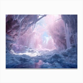 Ice Cave Canvas Print