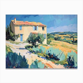 House In Provence - expressionism Canvas Print