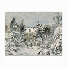 Vintage Winter Home Canvas Print