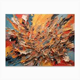 Abstract Painting Canvas Print