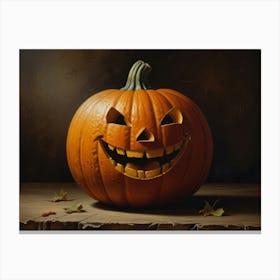 Halloween Pumpkin Canvas Print