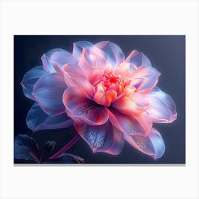 Dahlia Flower 1 Canvas Print