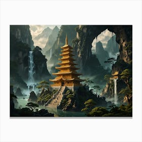 Chinese Pagoda Canvas Print