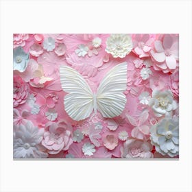 Paper Butterflies Canvas Print