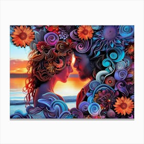 Sexy Couple Canvas Print