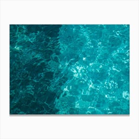 Turquoise Mediterranean Sea // Ibiza Nature & Travel Photography Canvas Print