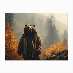 Bear Of The North Arctic Explorer Canvas Print