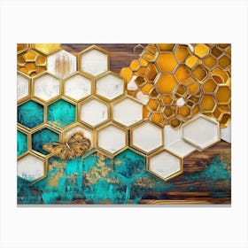 Honeycombs 7 Canvas Print