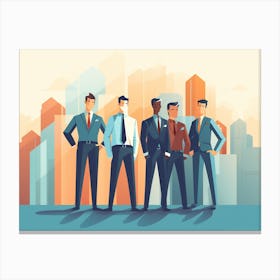 Group Of Businessmen 2 Canvas Print