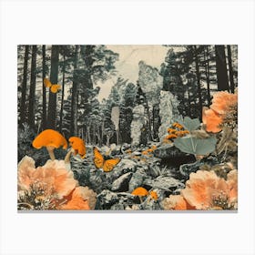 Forest Photo Collage 7 Canvas Print