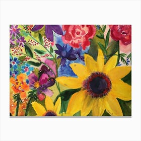 Sunflower Magic Canvas Print