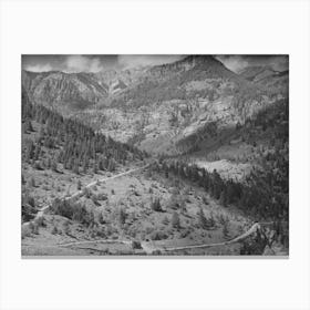 Untitled Photo, Possibly Related To Road To Camp Bird Mines And Mills, Ouray County, Colorado, Camp Bird Is Canvas Print