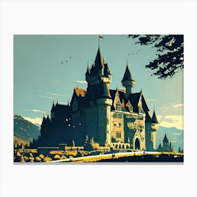Castle In The Sky 28 Canvas Print