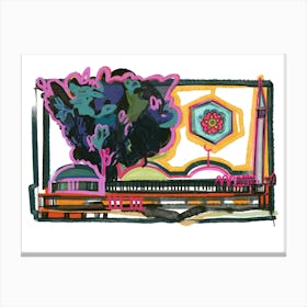 City In Bloom Canvas Print