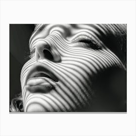 Woman'S Face Canvas Print