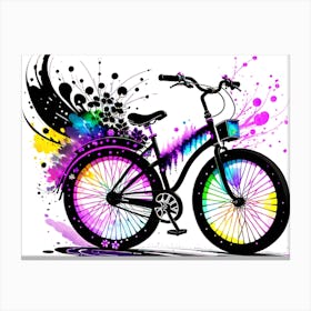 Colorful Bike 3 Canvas Print