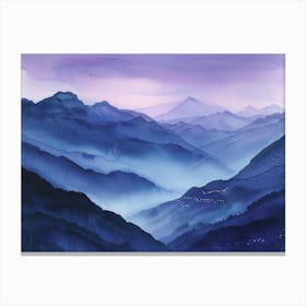 Chinese Mountains 2 Canvas Print