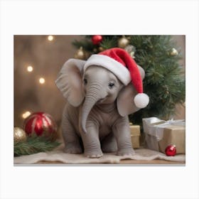 Christmas Animals 7 Canvas Print