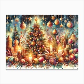 Christmas Tree 4 Canvas Print