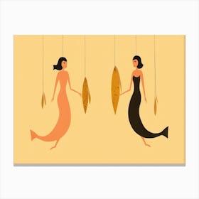 Mermaids Canvas Print