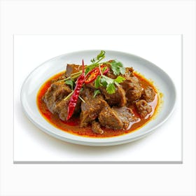 Thai Beef Curry Canvas Print
