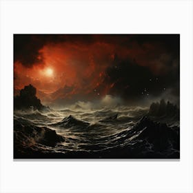 Stormy Sea Canvas Print