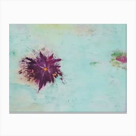 Abstract Flower Painting 1 Canvas Print