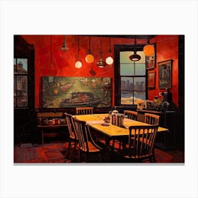 Dining Room 1 Canvas Print