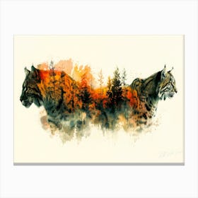 Wild Cat Ridge - Of The Forest Canvas Print