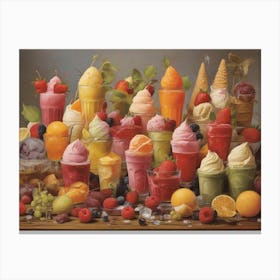 Ice Cream Canvas Print