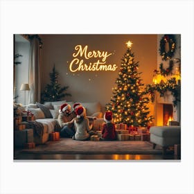 Merry Christmas 2 Canvas Print